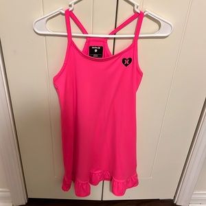 Bright pink night gown